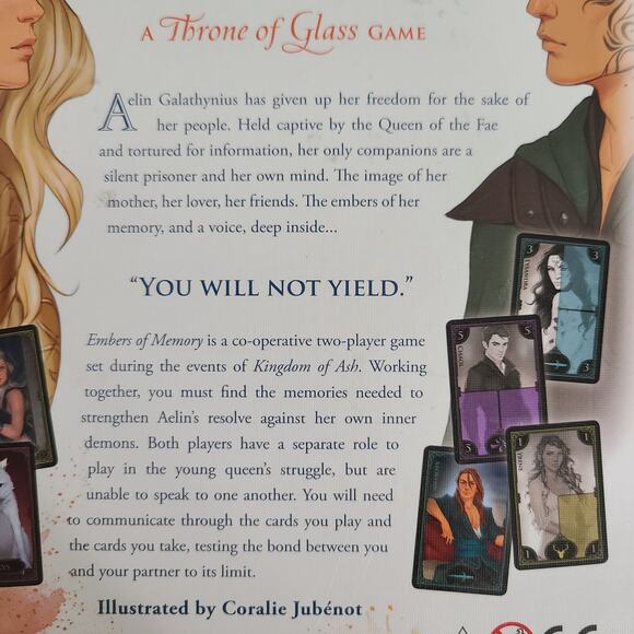 Throne of Glass Game Embers Of Memory Kuro Sarah J Maas Card Game - Picture 7 of 11